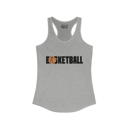 Basketball Adult Women's Racerback Tank