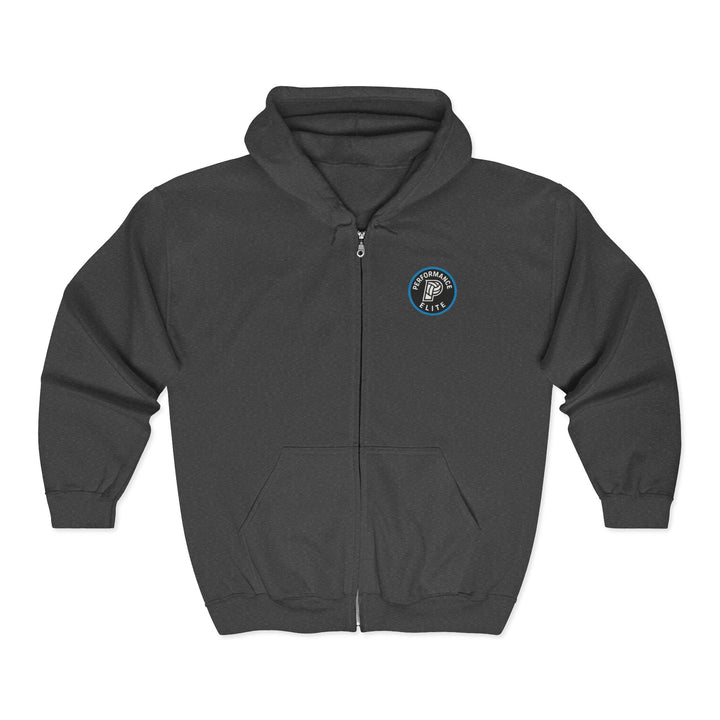 Performance Elite Unisex Adult Full Zip Hooded Sweatshirt
