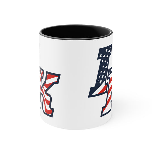 Iron Knights 11 oz Accent Mug - Flag Design