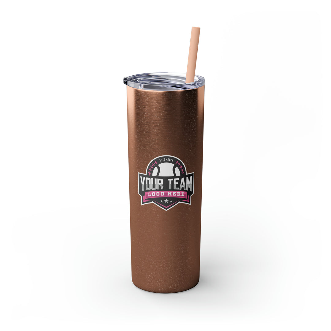 Skinny Tumbler with Straw 20oz