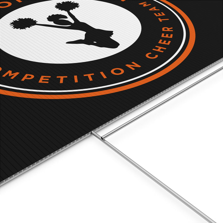 Babylon Youth Competition Cheerleading Plastic Yard Sign