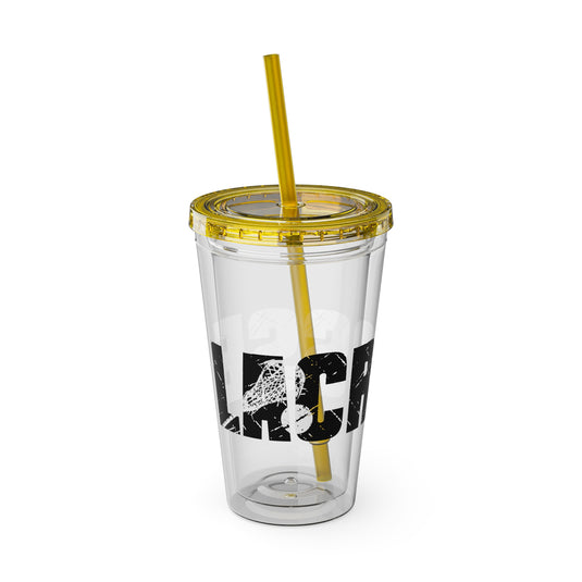 Lacrosse 16 oz Sunsplash Tumbler with Straw