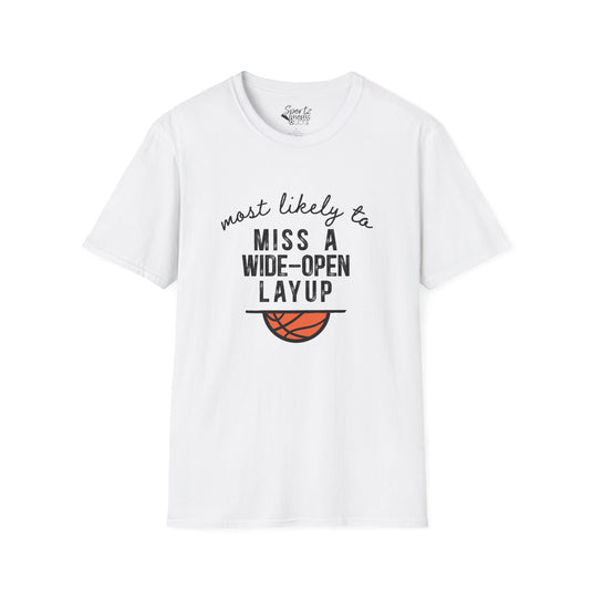 Most Likely To Basketball Adult Unisex Basic T-Shirt