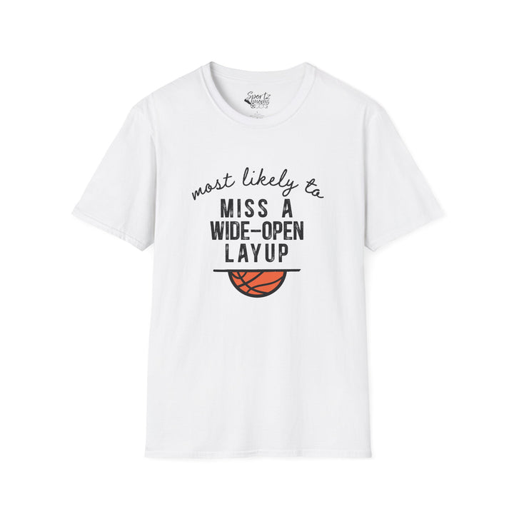 Most Likely To Basketball Adult Unisex T-Shirt