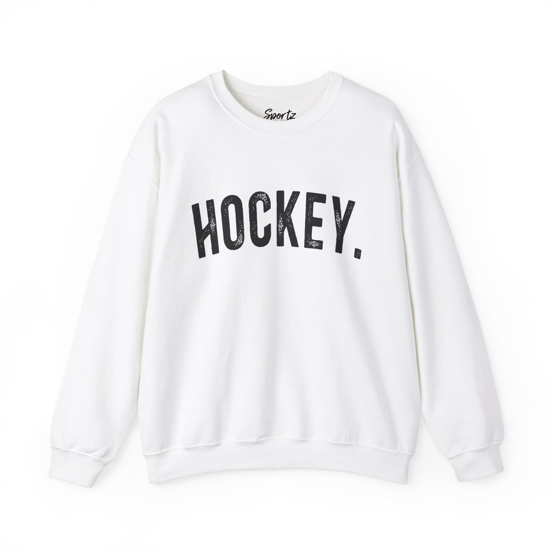 Rustic Design Hockey Adult Unisex Crewneck Sweatshirt
