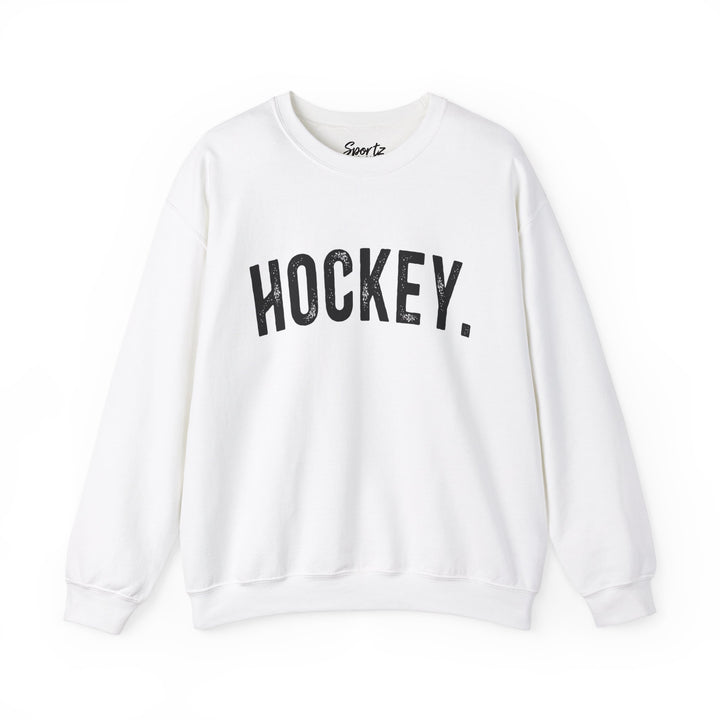 Rustic Design Hockey Adult Unisex Crewneck Sweatshirt