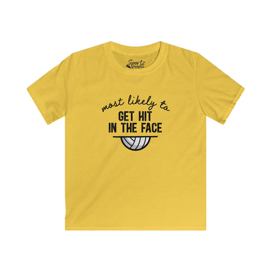 Most Likely To Volleyball Youth Unisex Basic T-Shirt