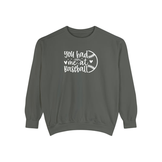 You Had Me at Baseball Adult Unisex Premium Crewneck Sweatshirt