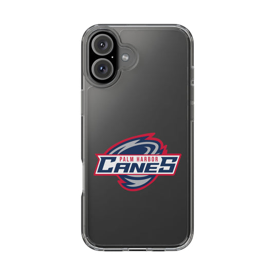 Palm Harbor Lady Canes Clear Phone Case
