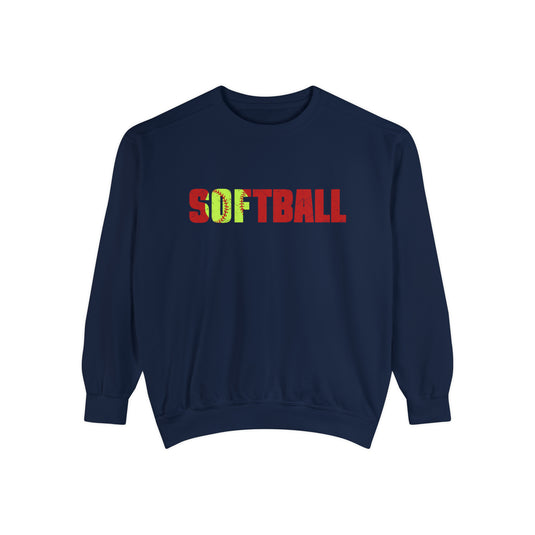 Softball Adult Unisex Premium Crewneck Sweatshirt