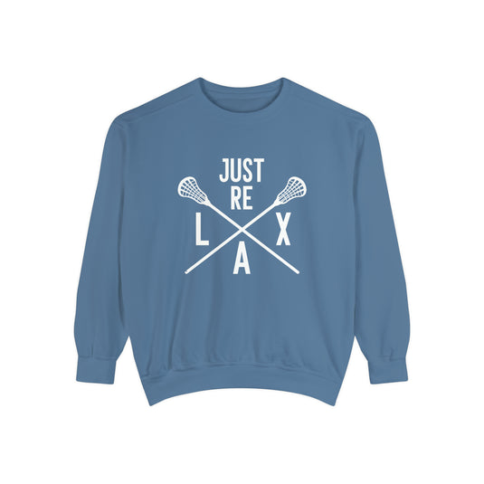 Just Re LAX Lacrosse Adult Unisex Premium Crewneck Sweatshirt