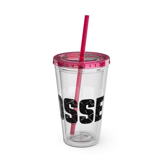 Lacrosse 16 oz Sunsplash Tumbler with Straw