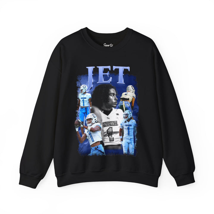 Picture Fusion Design - Unisex Adult Basic Crewneck - Jet Design
