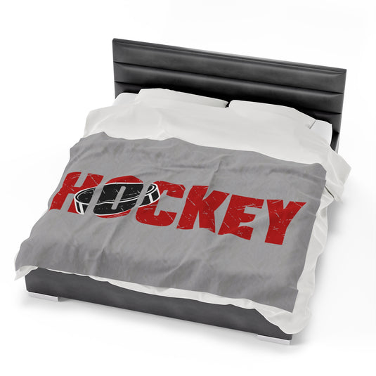 Hockey Plush Blanket