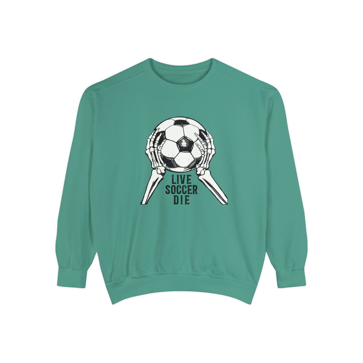 Live Soccer Die Adult Unisex Premium Crewneck Sweatshirt