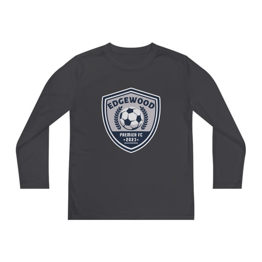 Edgewood Premier FC Unisex Youth Long Sleeve Competitor Moisture Wicking Shirt