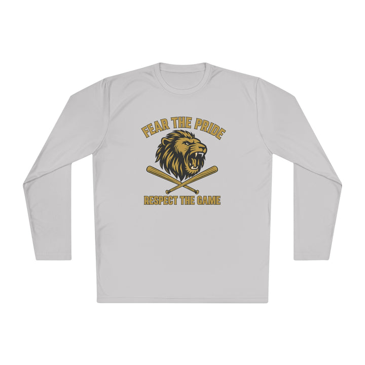 FEBA Lions Baseball Unisex Adult Long Sleeve Competitor Moisture Wicking Shirt