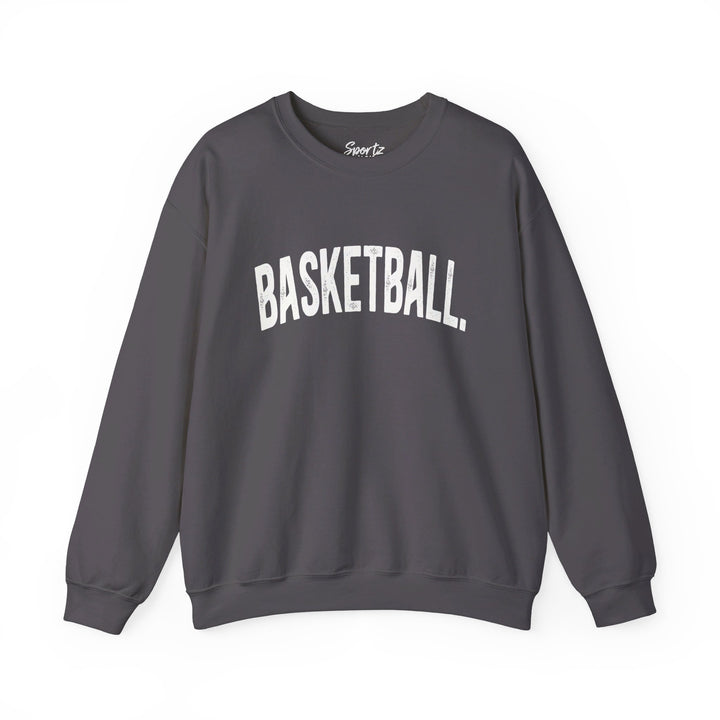 Rustic Design Basketball Adult Unisex Crewneck Sweatshirt