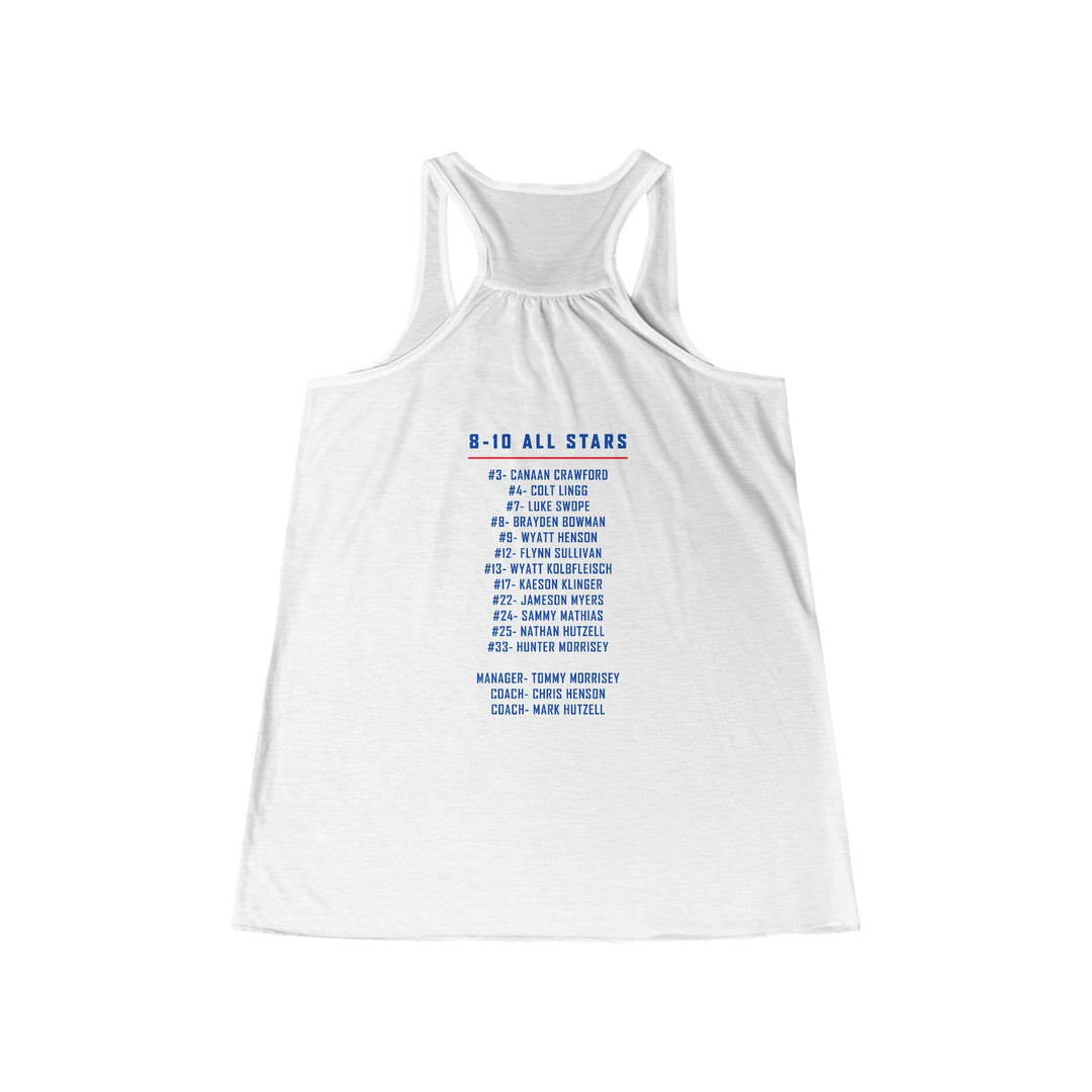 Valley Little League Baseball Women's Flowy Racerback Tank - District Champions