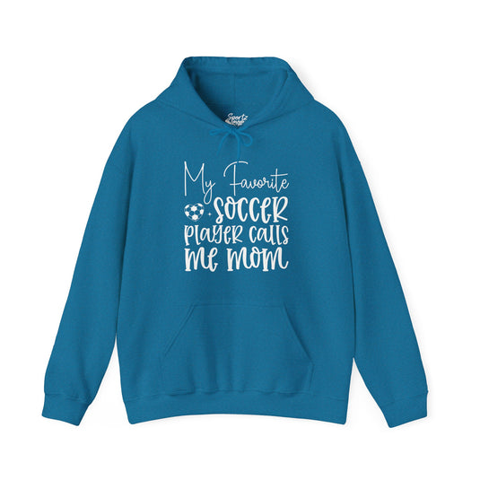 My Favorite Soccer Player Adult Unisex Basic Hooded Sweatshirt