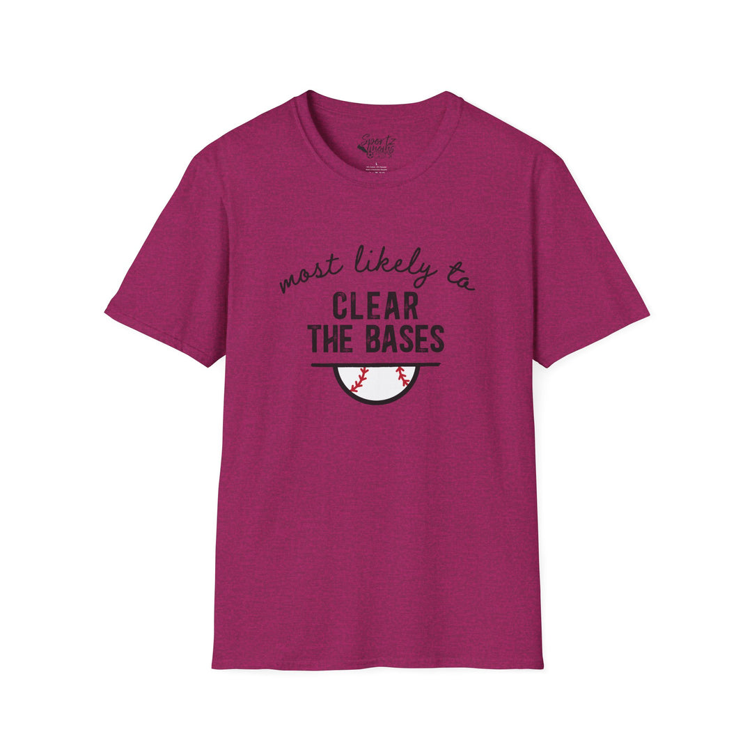Most Likely To Baseball Adult Unisex T-Shirt