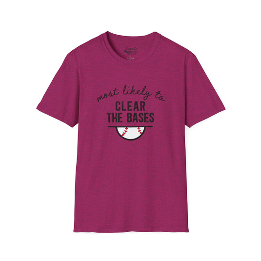 Most Likely To Baseball Adult Unisex Basic T-Shirt