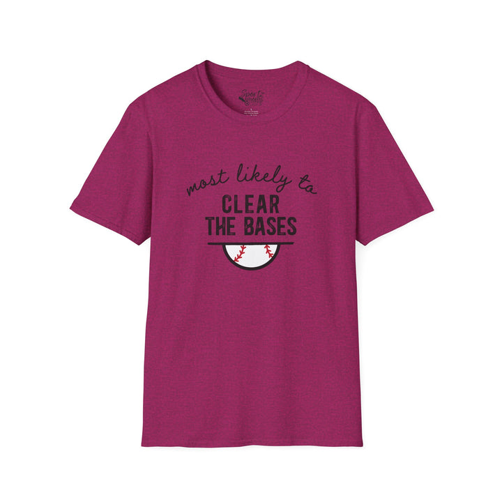 Most Likely To Baseball Adult Unisex T-Shirt