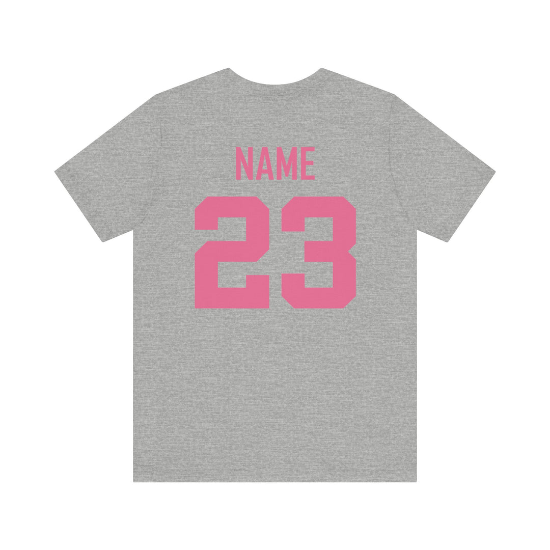 Latrobe Boys Soccer Unisex Adult T-Shirt - Breast Cancer Design