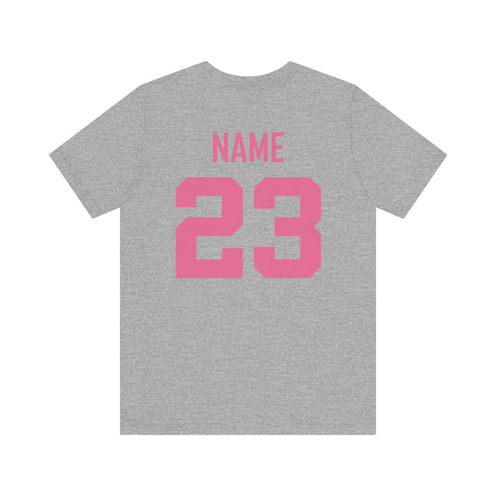 Latrobe Boys Soccer Unisex Adult T-Shirt - Breast Cancer Design