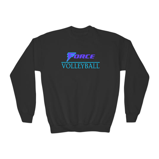 Force Volleyball Club Unisex Youth Basic Crewneck Sweatshirt