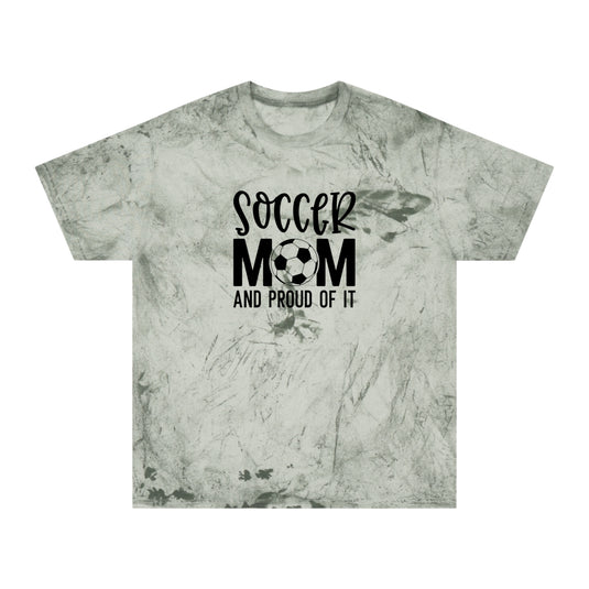 Soccer Mom and Proud of It Adult Unisex Colorblast T-Shirt