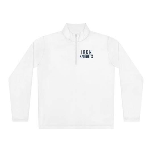 Iron Knights Unisex Quarter-Zip Pullover w/Stacked Text Only