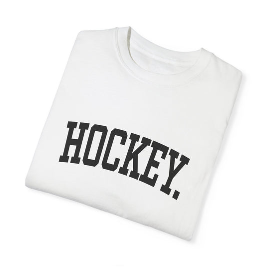 Tall Design Hockey Adult Unisex Premium T-Shirt