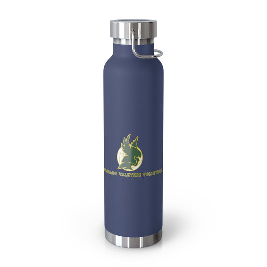 Colorado Valkyrie Volleyball Club Copper Vacuum Insulated Bottle 22oz