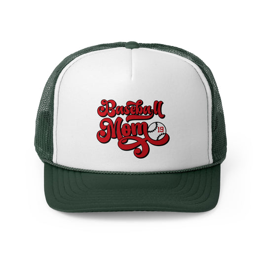 Baseball Mom Personalized Trucker Hat