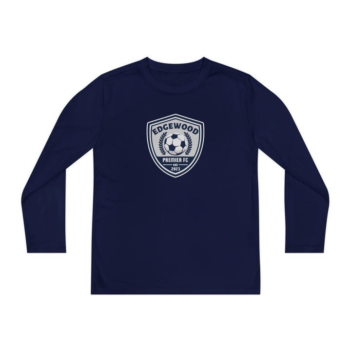 Edgewood Premier FC Unisex Youth Long Sleeve Competitor Moisture Wicking Shirt