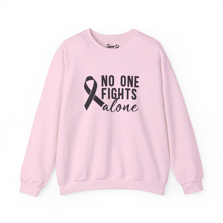 No One Fights Alone Adult Unisex Crewneck Sweatshirt
