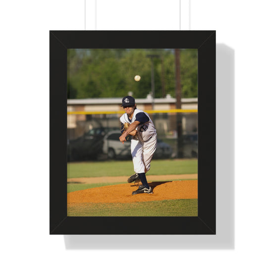 Quick Slants Photography Framed Vertical Poster