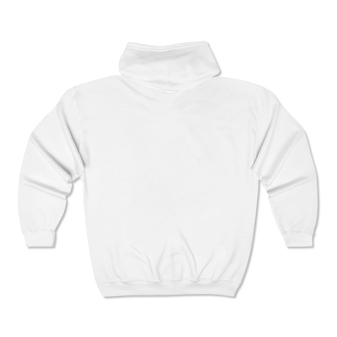Unisex Adult Full Zip Hooded Sweatshirt - Embroidery - Color Options 1