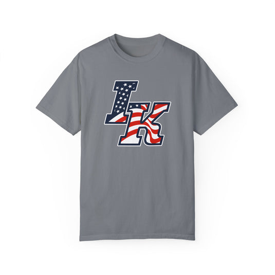 Iron Knights Premium Adult Unisex T-Shirt - Flag Design