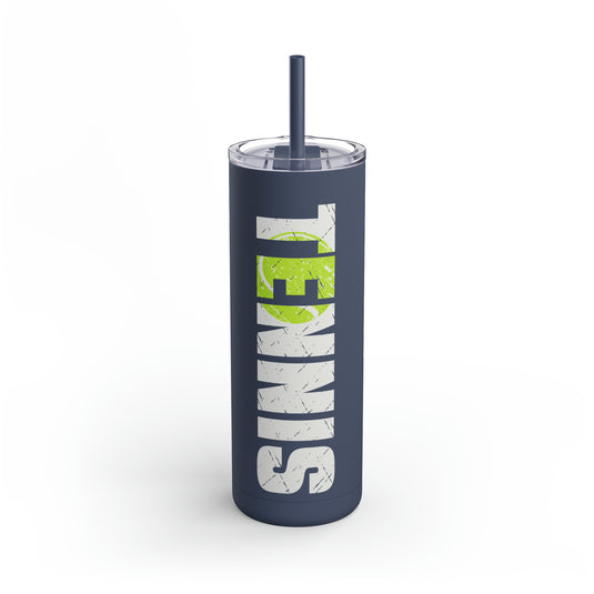 Tennis 20oz Skinny Matte Tumbler