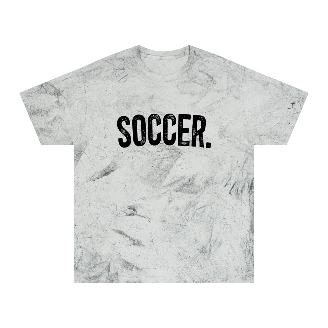 Rustic Design Soccer Adult Unisex Colorblast T-Shirt