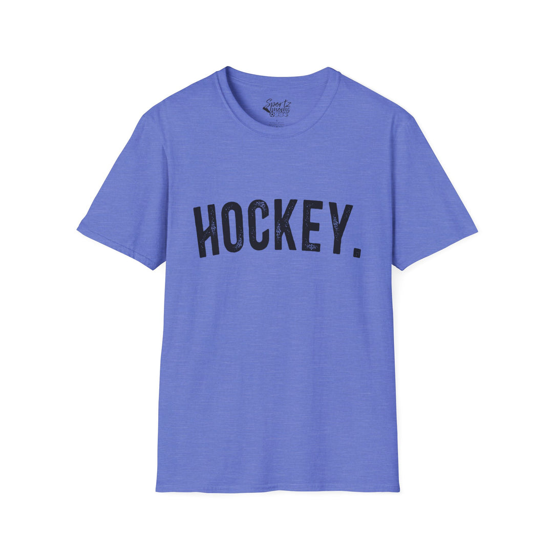 Rustic Design Hockey Adult Unisex T-Shirt