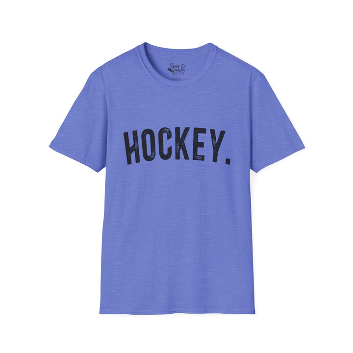 Rustic Design Hockey Adult Unisex T-Shirt