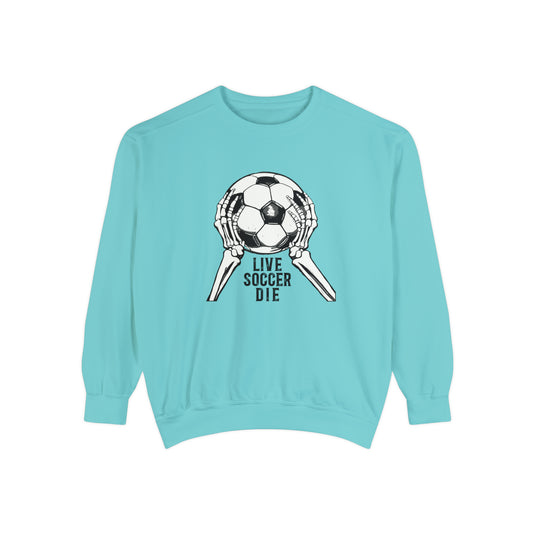 Live Soccer Die Adult Unisex Premium Crewneck Sweatshirt