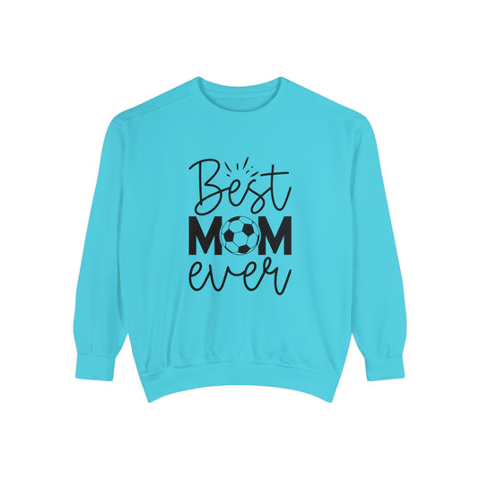 Best Mom Ever Soccer Adult Unisex Premium Crewneck Sweatshirt