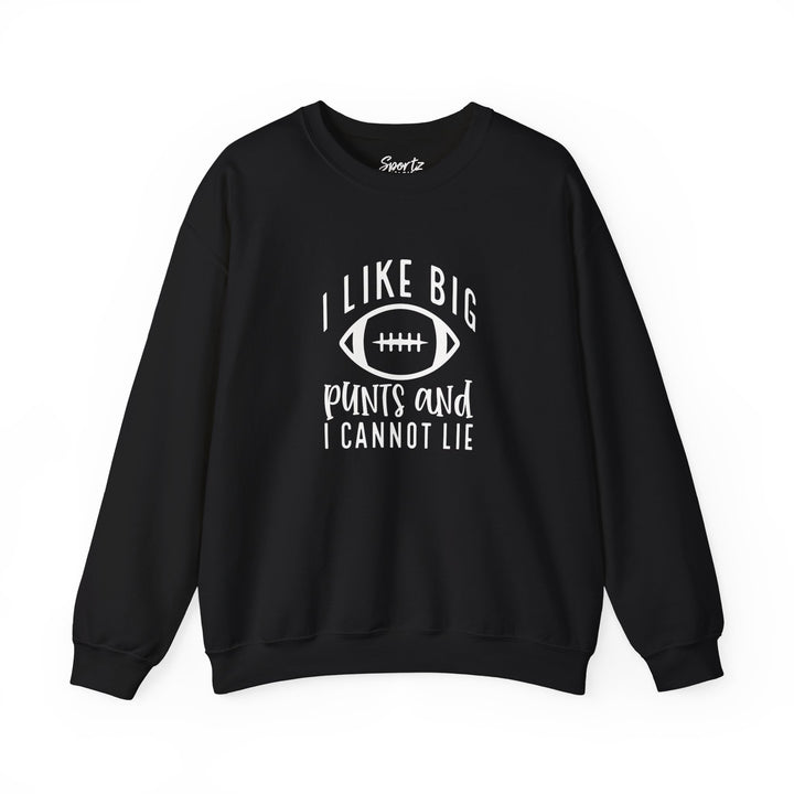 I Like Big Punts Football Adult Unisex Crewneck Sweatshirt
