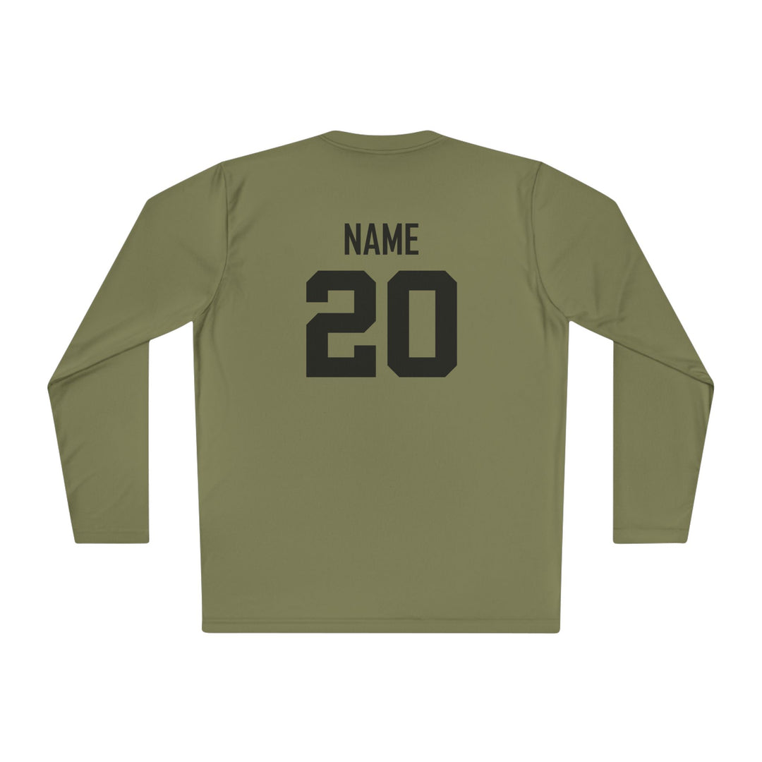 Unisex Adult Long Sleeve Competitor Moisture Wicking Shirt Color Options 2