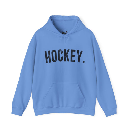 Rustic Design Hockey Adult Unisex Basic Hooded Sweatshirt