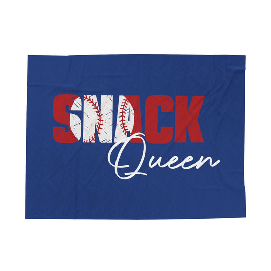 Baseball Plush Blanket - Snack Queen